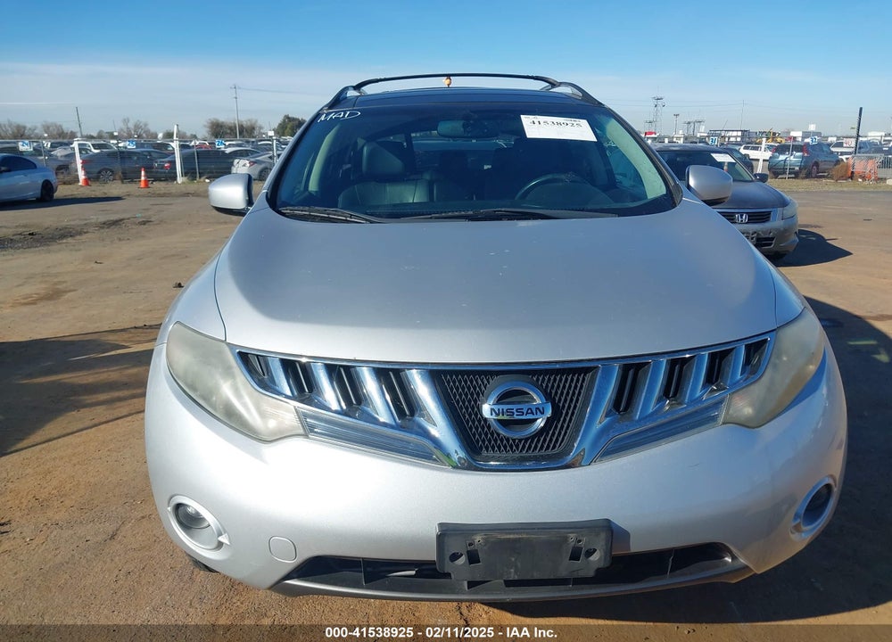2009 NISSAN MURANO SL VIN: JN8AZ18W69W207290