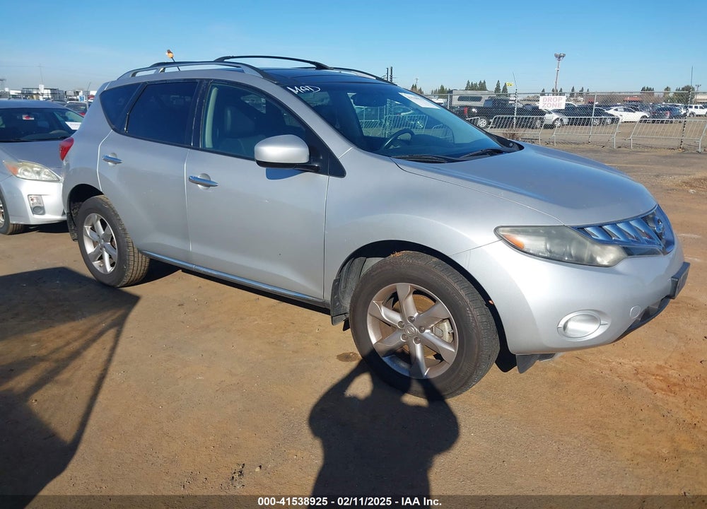 2009 NISSAN MURANO SL VIN: JN8AZ18W69W207290