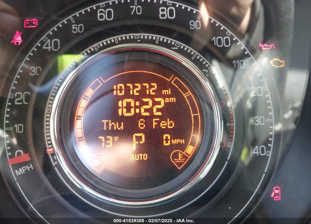 2013 FIAT 500 VIN: 3C3CFFBR2DT615544