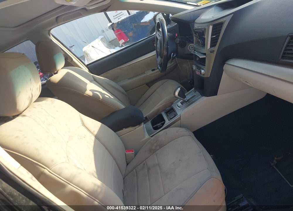 2011 SUBARU OUTBACK 2.5I PREMIUM VIN: 4S4BRBGC5B3342163