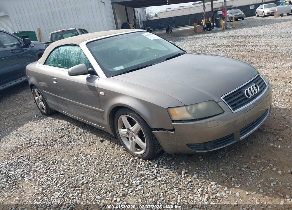 2003 AUDI A4 1.8T VIN: WAUAC48H13K028750