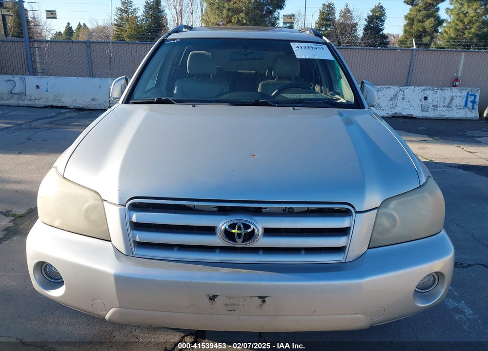 2004 TOYOTA HIGHLANDER V6 VIN: JTEDP21A640004670