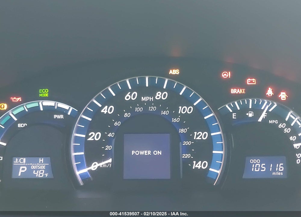 2012 TOYOTA CAMRY HYBRID XLE VIN: 4T1BD1FK8CU010389