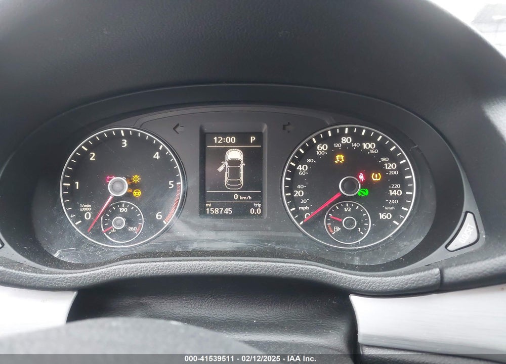 2013 VOLKSWAGEN PASSAT VIN: 1VWBN7A3XDC136844
