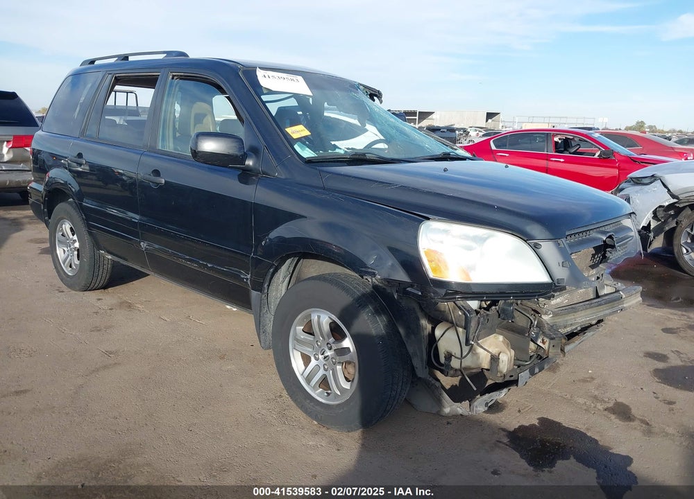 2004 HONDA PILOT EX-L VIN: 2HKYF18624H620101