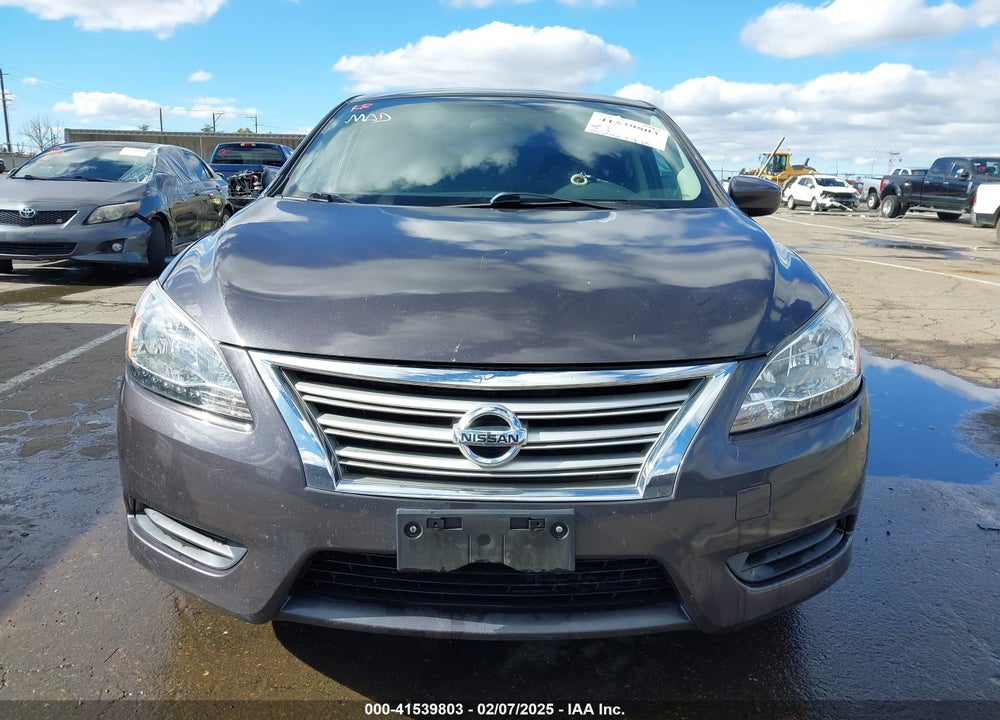 2014 NISSAN SENTRA SV VIN: 1N4AB7AP3EN851213