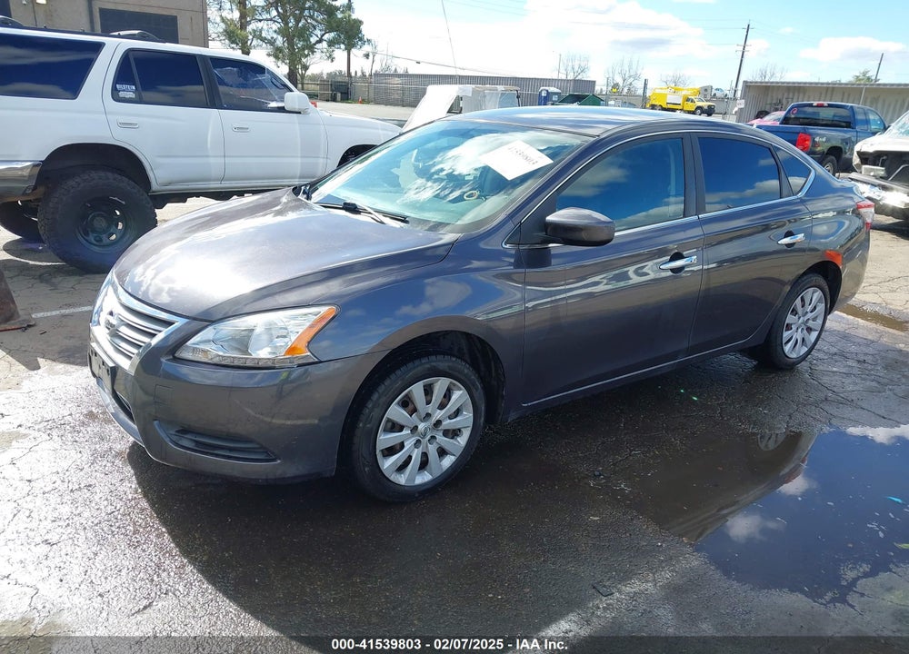 2014 NISSAN SENTRA SV VIN: 1N4AB7AP3EN851213