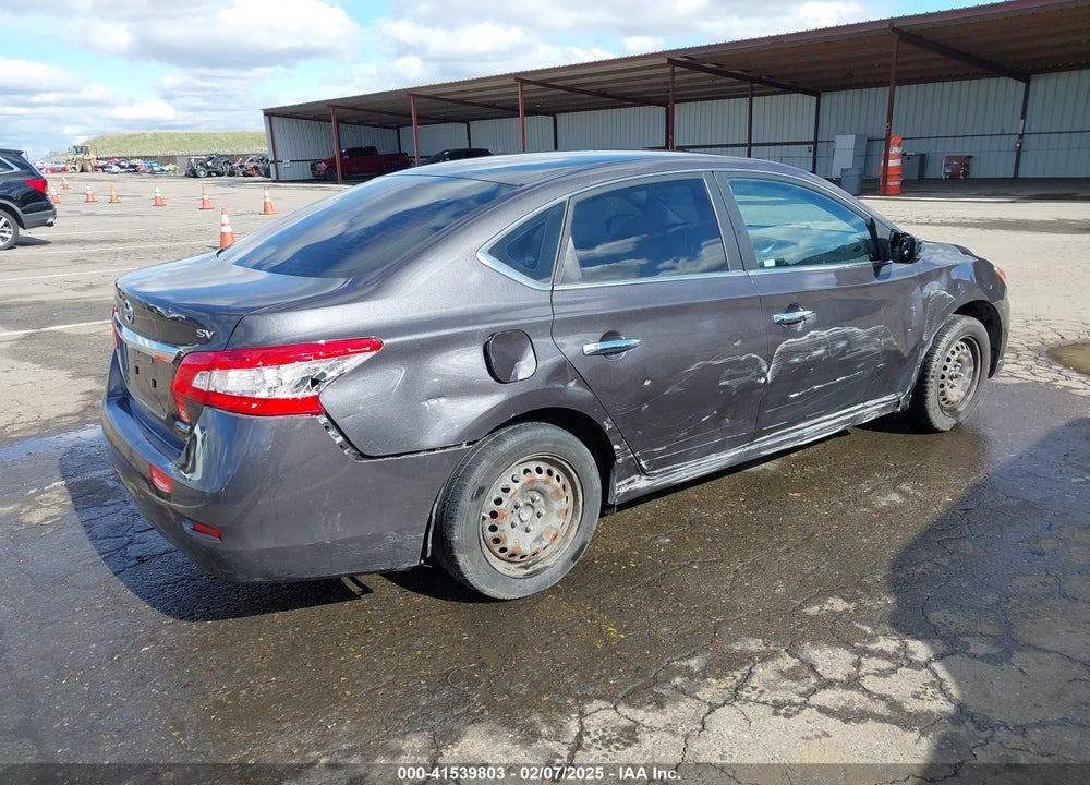 2014 NISSAN SENTRA SV VIN: 1N4AB7AP3EN851213
