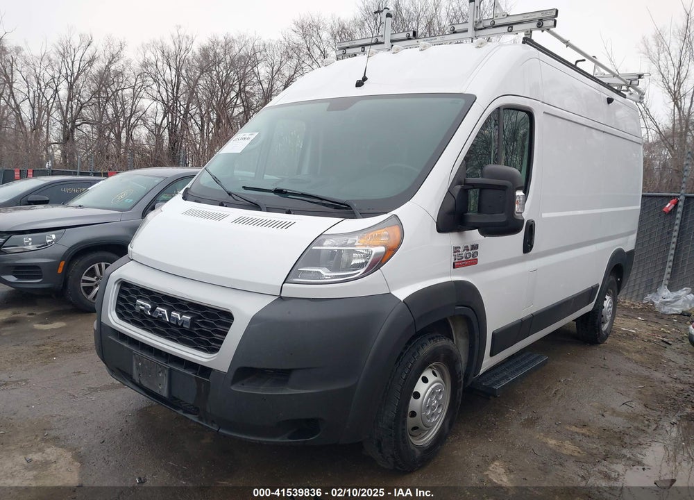 2021 RAM PROMASTER 1500 HIGH ROOF 136 WB VIN: 3C6LRVBG3ME515394