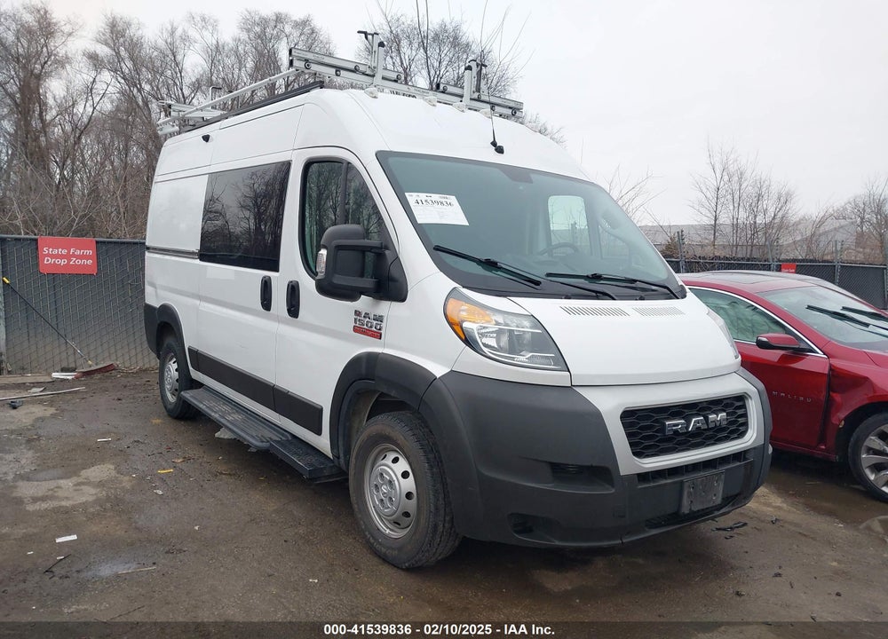 2021 RAM PROMASTER 1500 HIGH ROOF 136 WB VIN: 3C6LRVBG3ME515394