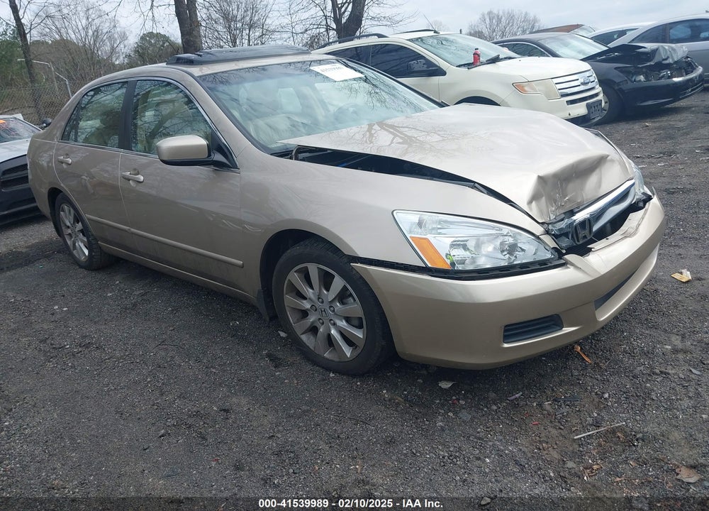 2007 HONDA ACCORD 3.0 EX VIN: 1HGCM66507A038101