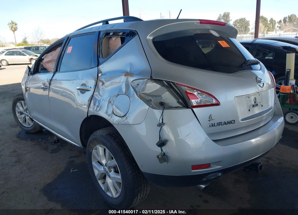 2014 NISSAN MURANO VIN: JN8AZ1MU5EW407026