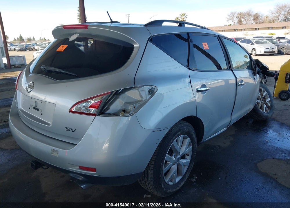2014 NISSAN MURANO VIN: JN8AZ1MU5EW407026