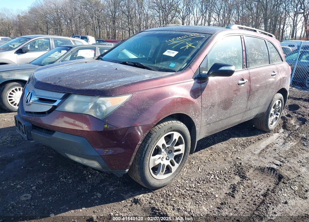 2008 ACURA MDX VIN: 2HNYD28298H511152