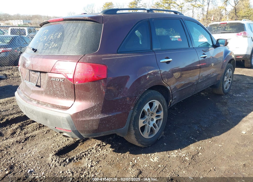 2008 ACURA MDX VIN: 2HNYD28298H511152