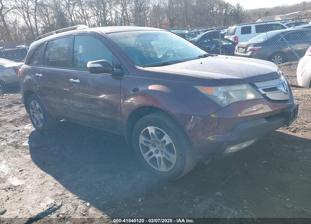 2008 ACURA MDX VIN: 2HNYD28298H511152