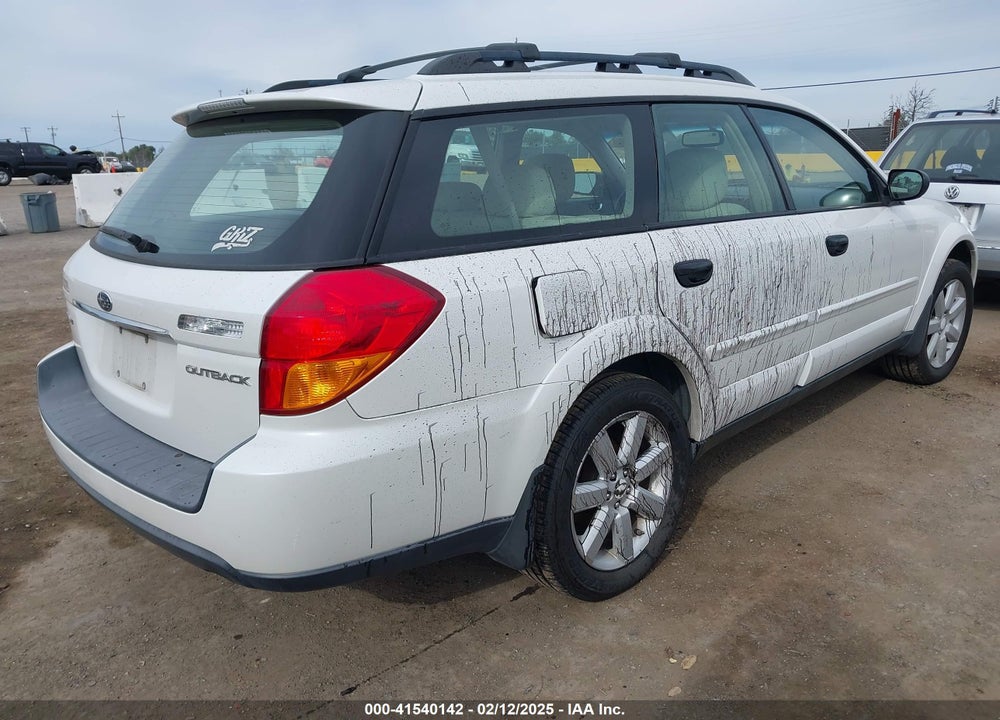 2007 SUBARU OUTBACK 2.5I/2.5I BASIC/2.5I L.L. BEAN EDITION VIN: 4S4BP61C677342890