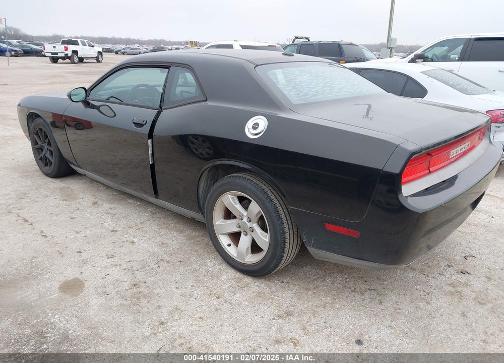 2012 DODGE CHALLENGER SXT VIN: 2C3CDYAG6CH206567