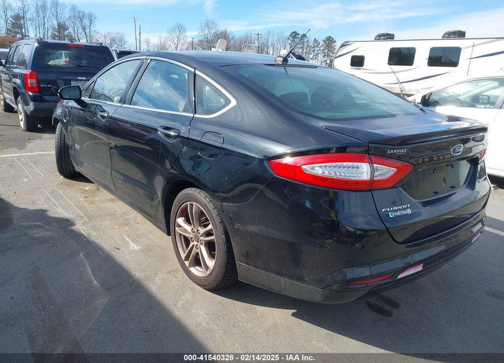 2016 FORD FUSION ENERGI TITANIUM VIN: 3FA6P0SU5GR401632