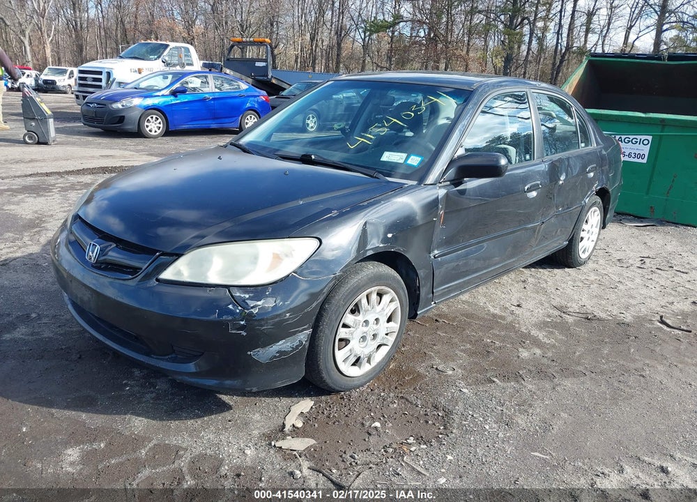2005 HONDA CIVIC LX VIN: 2HGES16565H607971
