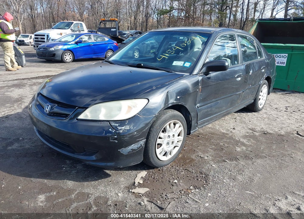 2005 HONDA CIVIC LX VIN: 2HGES16565H607971