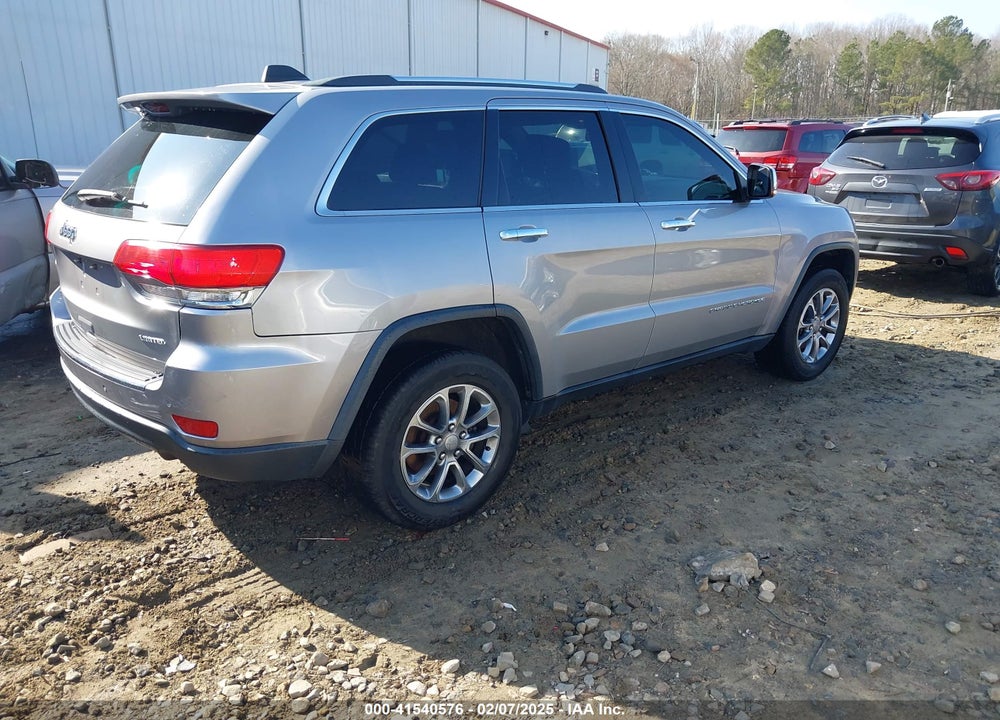 2014 JEEP GRAND CHEROKEE LIMITED VIN: 1C4RJFBG8EC400217