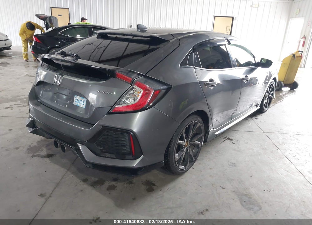 2018 HONDA CIVIC HATCHBACK VIN: SHHFK7H46JU414020