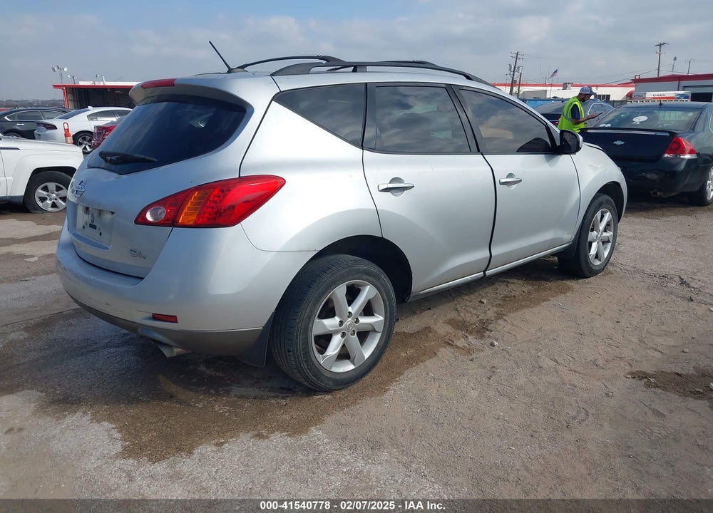 2009 NISSAN MURANO SL VIN: JN8AZ18U99W023055