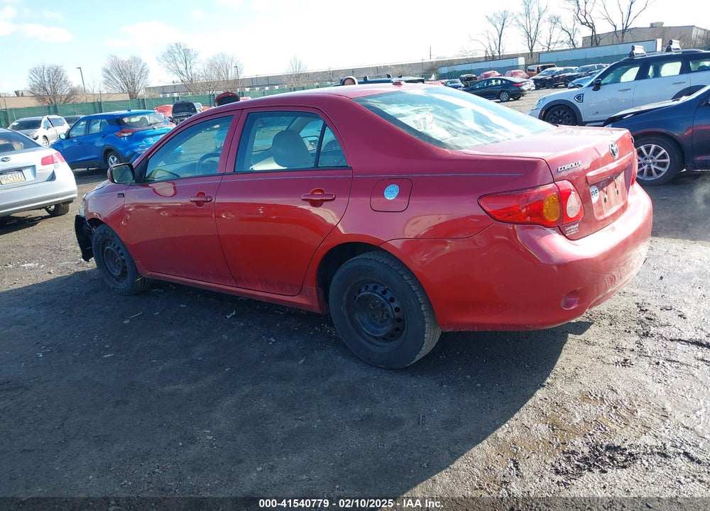 2009 TOYOTA COROLLA VIN: 2T1BU40E69C162055