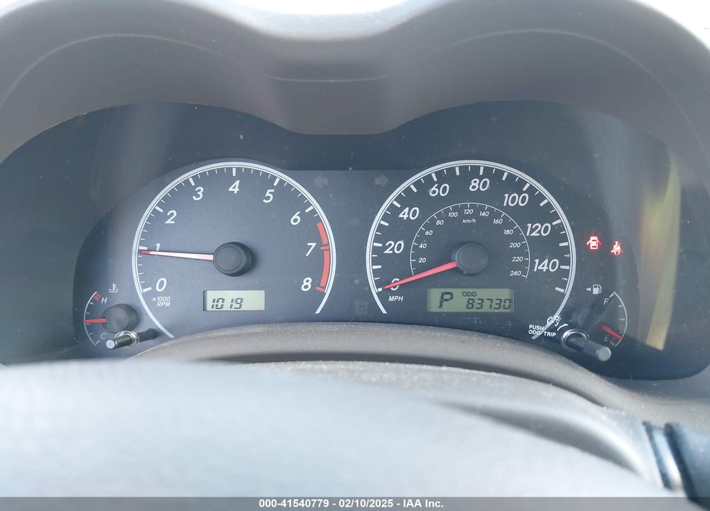 2009 TOYOTA COROLLA VIN: 2T1BU40E69C162055