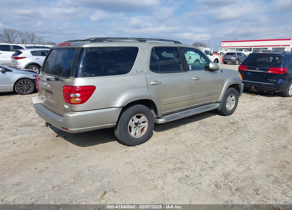 2004 TOYOTA SEQUOIA SR5 V8 VIN: 5TDZT34A34S219119