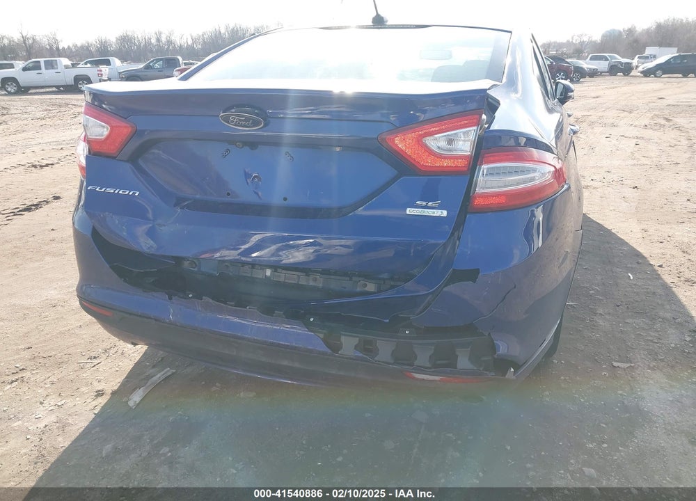 2013 FORD FUSION VIN: 3FA6P0HR3DR116118