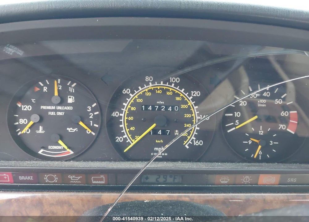 1989 MERCEDES-BENZ 560 SEL VIN: WDBCA39E7KA466076