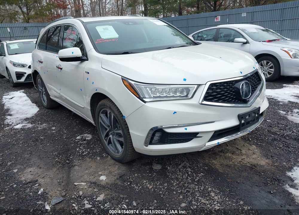 2019 ACURA MDX SPORT HYBRID ADVANCE PACKAGE VIN: 5J8YD7H77KL000596