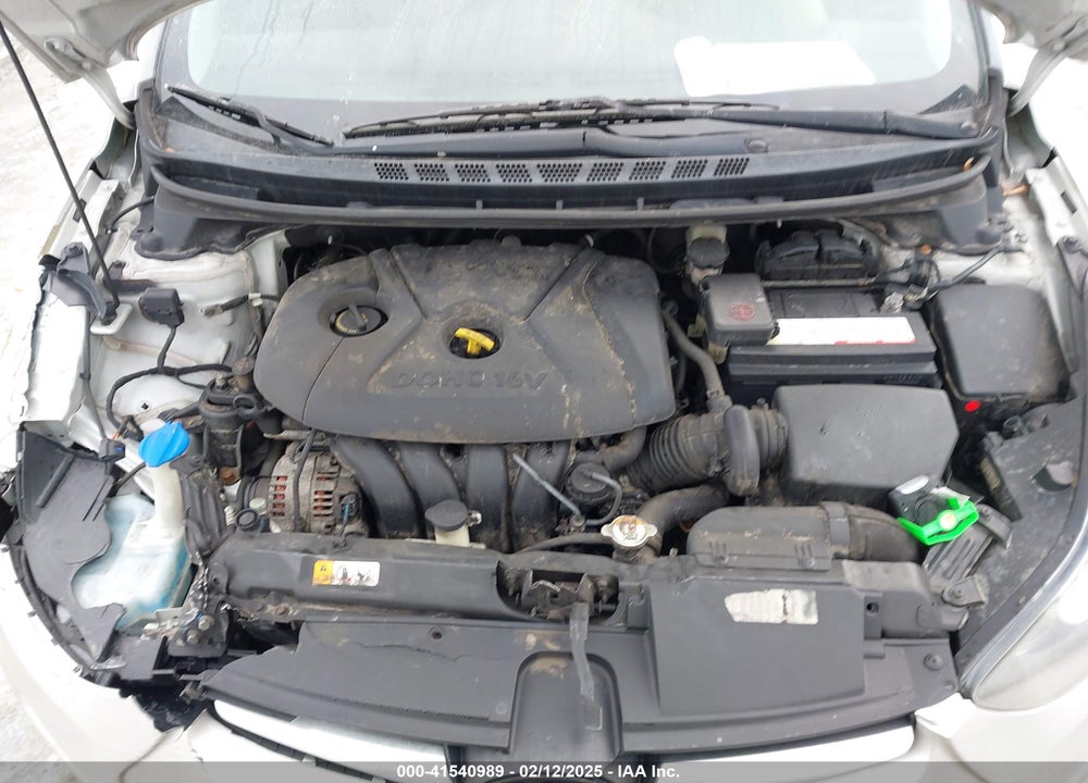 2016 HYUNDAI ELANTRA VIN: 5NPDH4AE9GH662121
