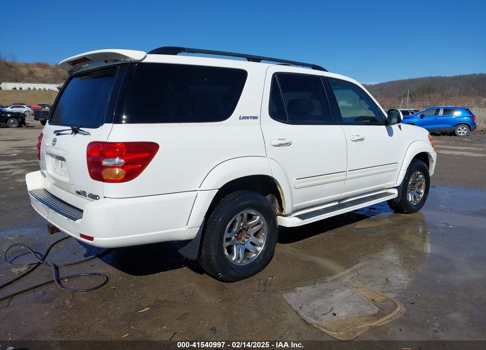 2004 TOYOTA SEQUOIA LIMITED V8 VIN: 5TDBT48AX4S222407