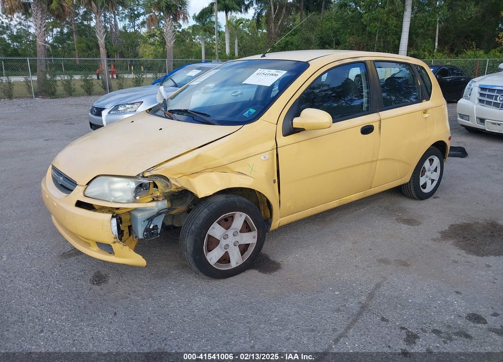 2008 CHEVROLET AVEO VIN: KL1TD66628B207805