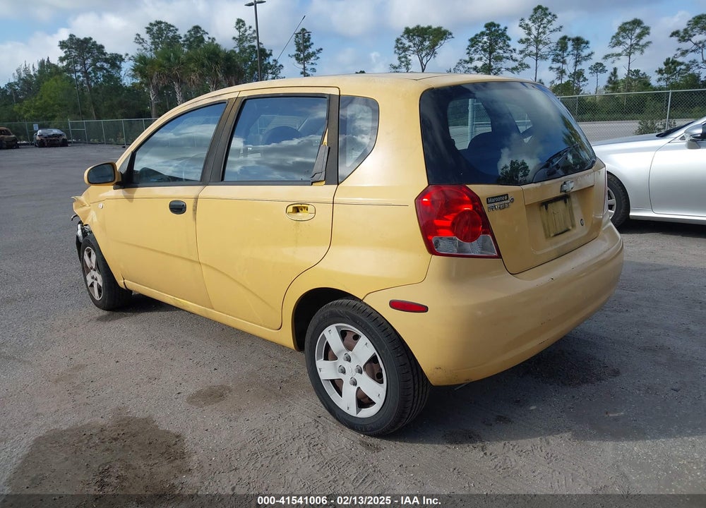 2008 CHEVROLET AVEO VIN: KL1TD66628B207805