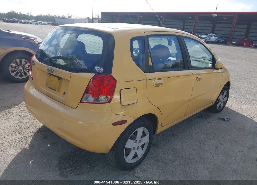 2008 CHEVROLET AVEO VIN: KL1TD66628B207805