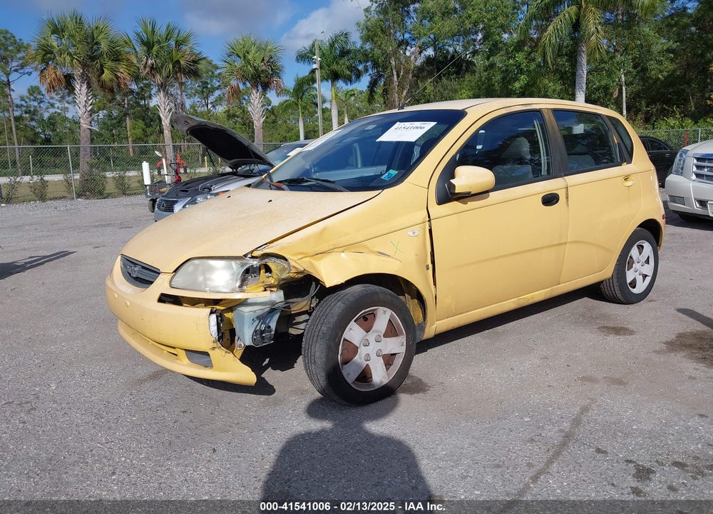 2008 CHEVROLET AVEO VIN: KL1TD66628B207805