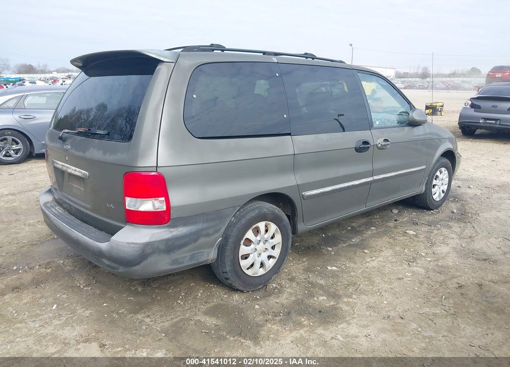 2004 KIA SEDONA EX/LX VIN: KNDUP131546543841