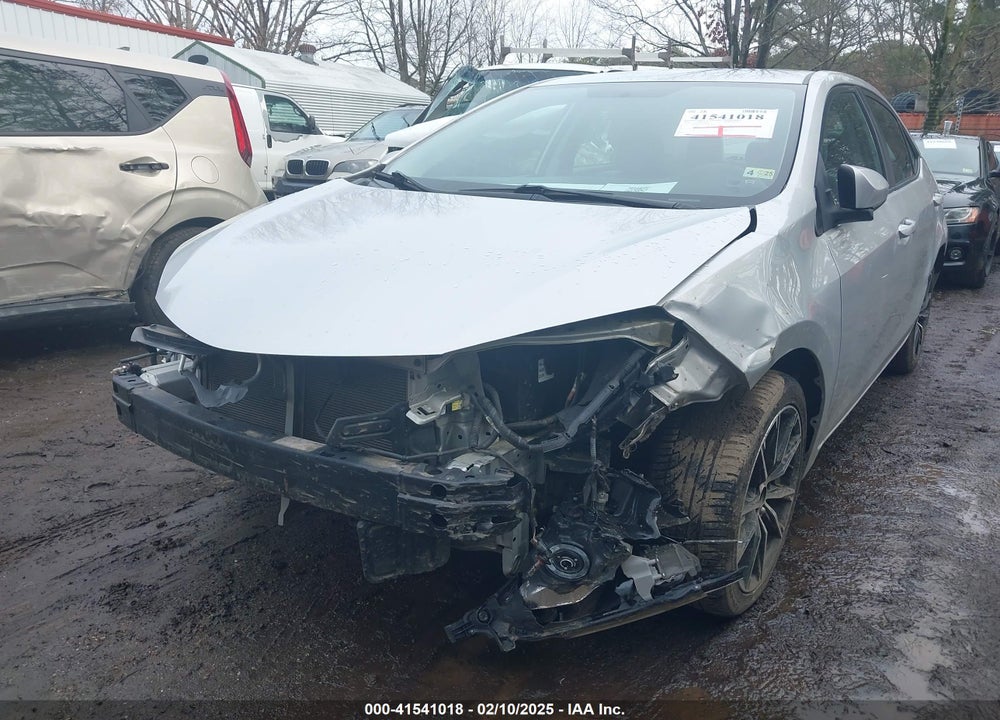 2016 TOYOTA COROLLA VIN: 2T1BURHE5GC551848