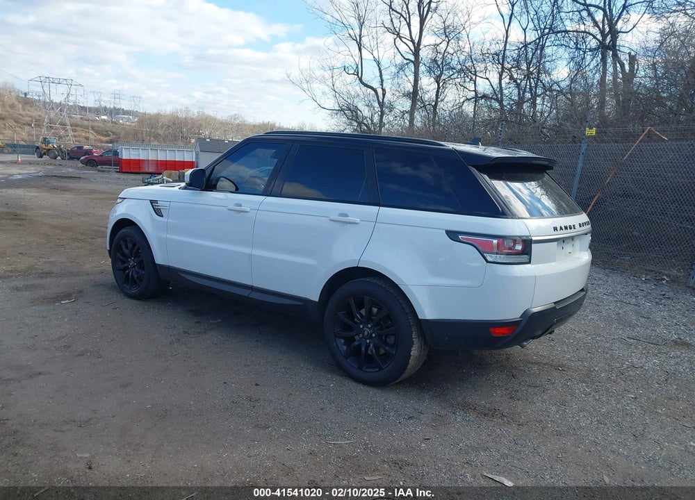 2016 LAND ROVER RANGE ROVER SPORT 3.0L V6 TURBOCHARGED DIESEL HSE TD6 VIN: SALWR2KF0GA658346