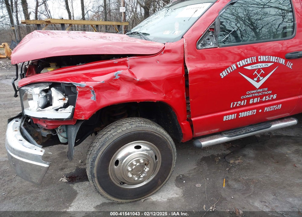 2007 DODGE RAM 3500 HD CHASSIS ST/SLT VIN: 3D6WH46AX7G763623