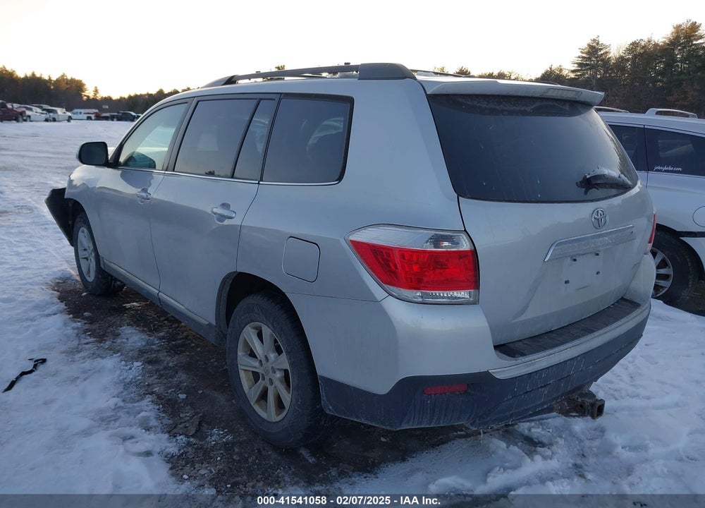 2012 TOYOTA HIGHLANDER VIN: 5TDBK3EH6CS154393