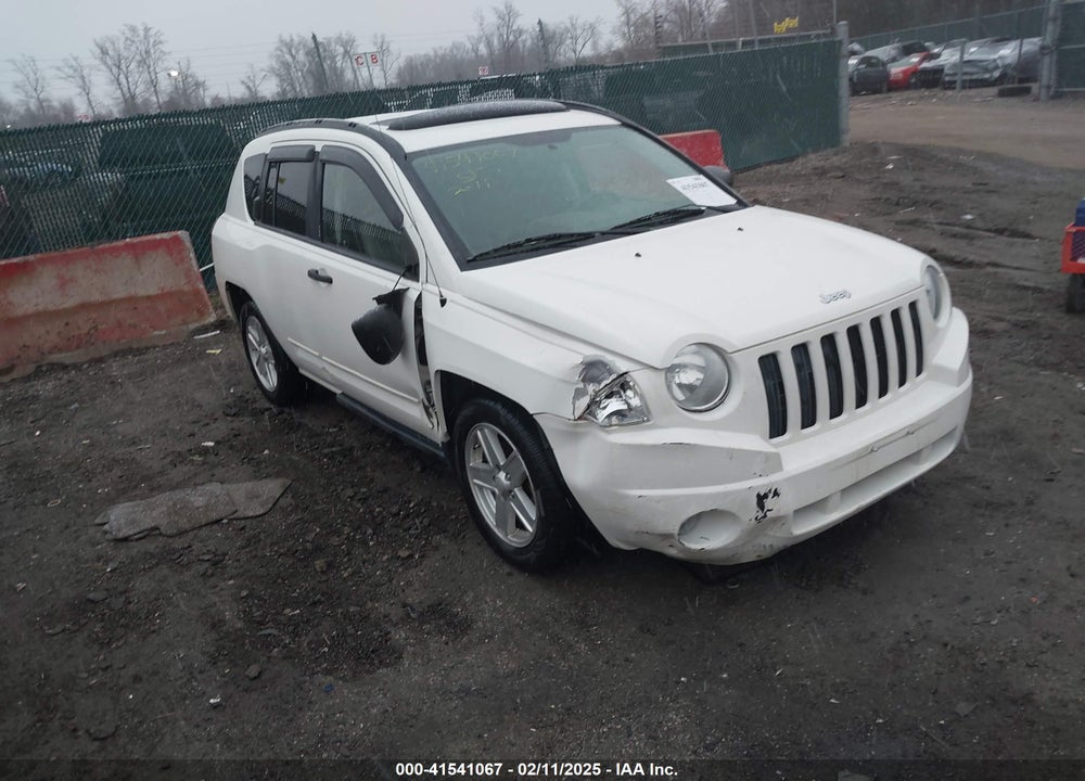 2008 JEEP COMPASS SPORT VIN: 1J8FF47W38D510740