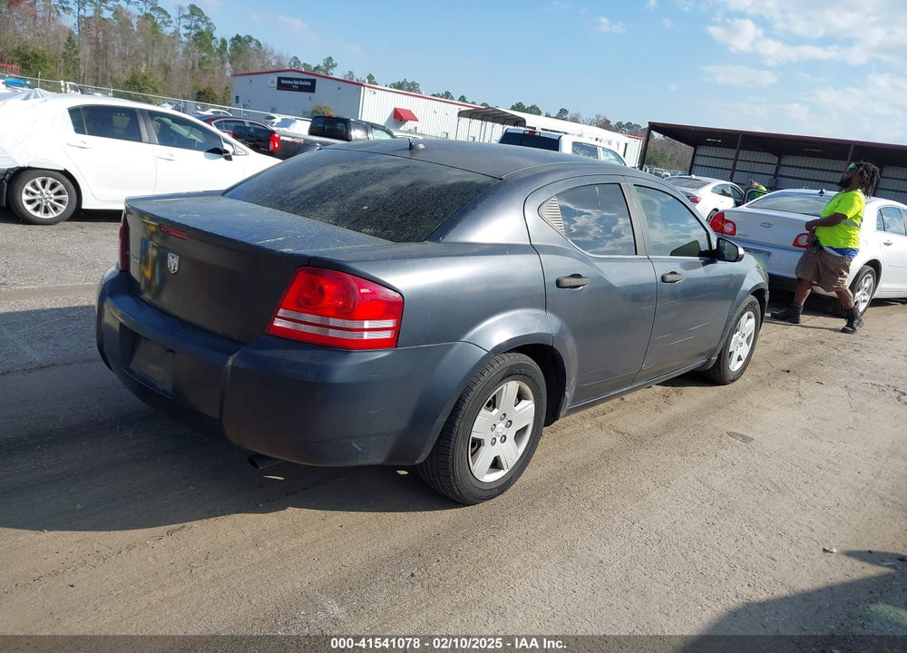 2008 DODGE AVENGER VIN: 1B3LC46K18N207176