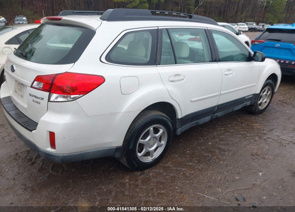 2011 SUBARU OUTBACK 2.5I VIN: 4S4BRBAC9B3420954