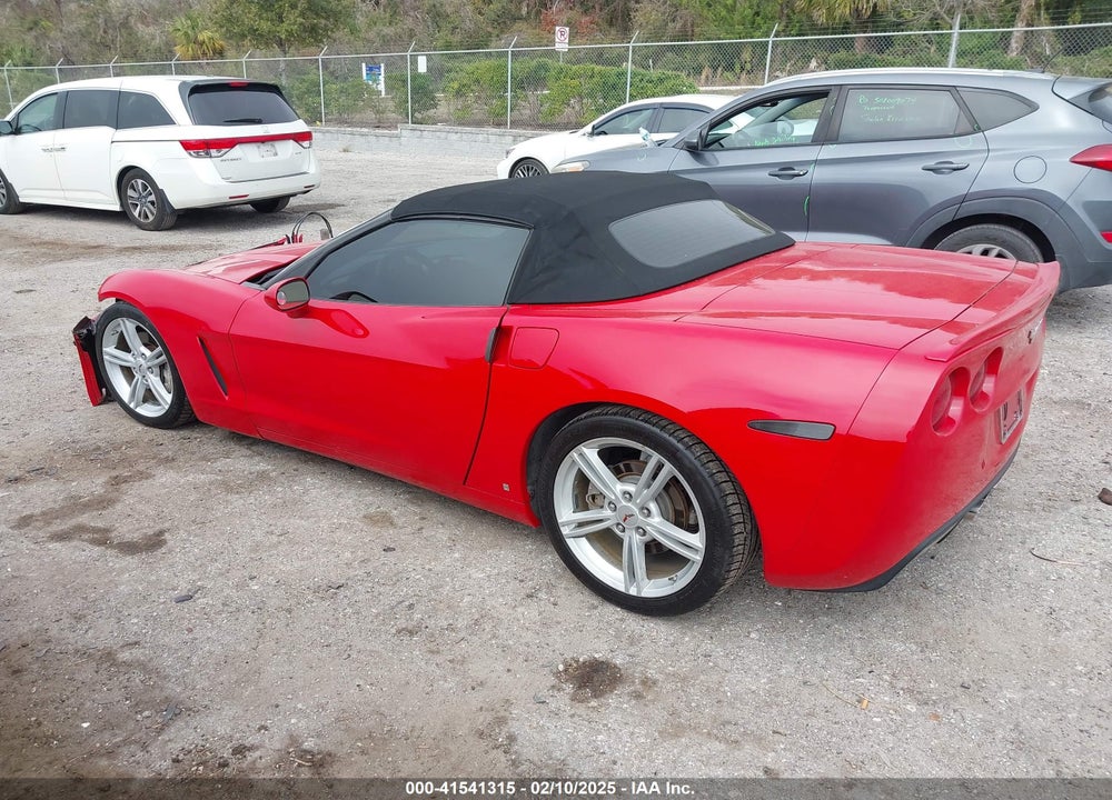 2007 CHEVROLET CORVETTE VIN: 1G1YY36U475116802