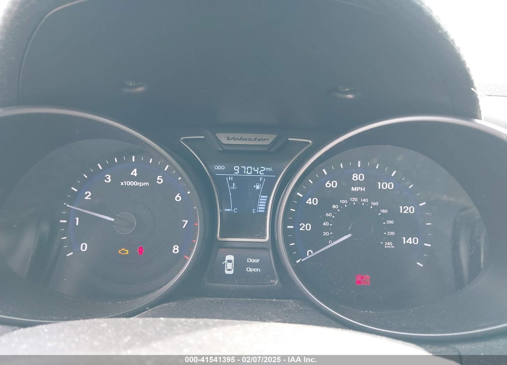 2013 HYUNDAI VELOSTER VIN: KMHTC6AE5DU100476